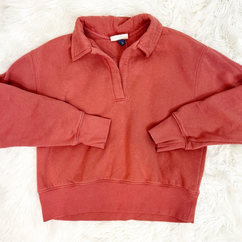 Universal Thread Burnt Orange Rust Color Long Sle… - image 7